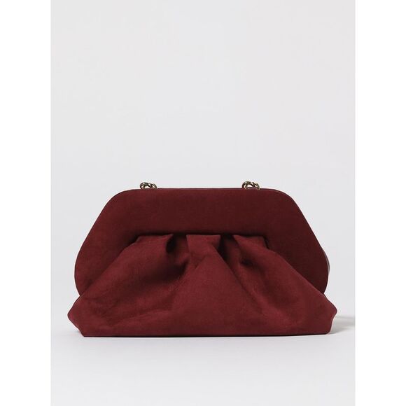 Themoire Clutch Woman Burgundy - Picture 1 of 3